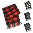 thumbnail image 1 of Sentmoon Plaid Scarf for Women and Plaid Fashionable and Stylish Shawl Wraps for Women Holiday Gifts Women Accessories Fall and Winter for Winter, Cold Weather, and Wind Protection, 1 of 3