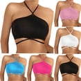 thumbnail image 1 of Sentmoon Push Up Bras for Women Full Coverages Women Strapless Bra Lift No Underwires Halters Strap Side Support Solid Color T-Shirt Bra Comfy for Party Pink S, 1 of 6