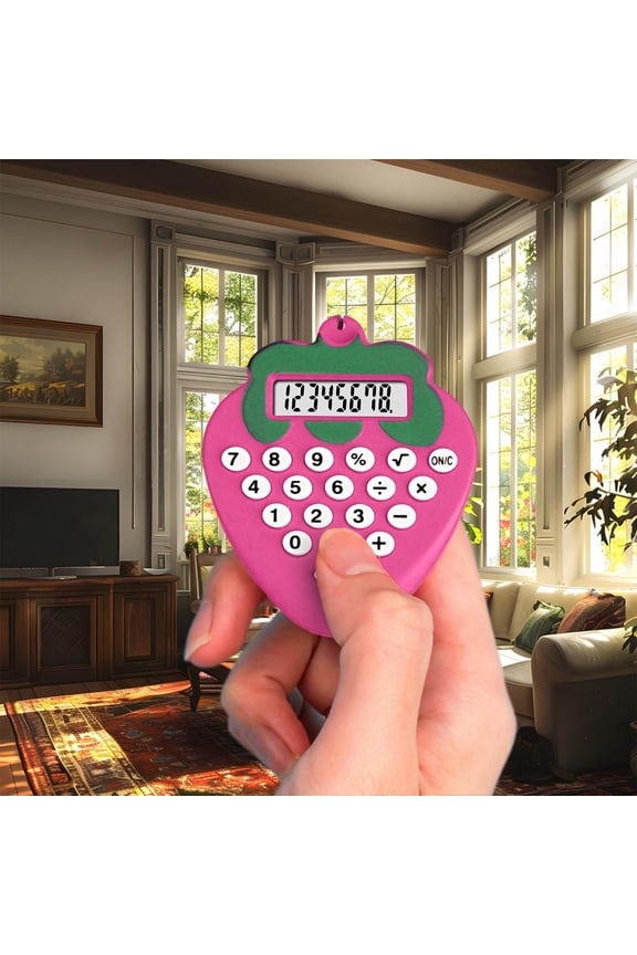 Room Decor Portable Student Mini Calculator Exam High Appearance Cute Keychain Maze Computer