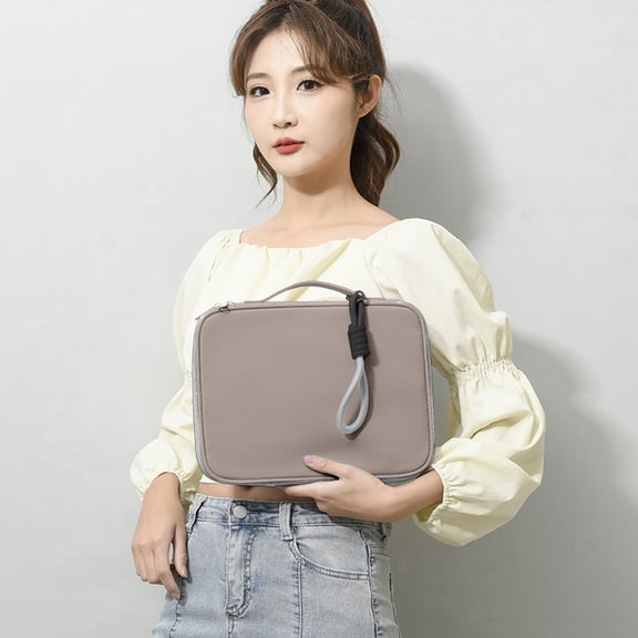 Sentmoon Room Decor Tablet Sleeve Bag With Multilayer For Efficient Storage Compact Electronics Organizer Pouch For Business Travel Case For Men And Women
