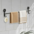 thumbnail image 1 of Sentmoon Room Decor Towel Rack Suction Cup Strong Punch-free Bathroom Towel Rack Wall Hanging Bathroom Shelf, 1 of 4
