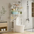 thumbnail image 1 of Sentmoon Storage Rack Above The Toilet Stainless Steel 3-layer Bathroom Storage Rack Bathroom Storage And Storage Can Accommodate Toiletries And Daily Necessities, 1 of 6