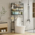 thumbnail image 1 of Sentmoon Storage Rack Above The Toilet Stainless Steel 3-layer Bathroom Storage Rack Bathroom Storage And Storage Can Accommodate Toiletries And Daily Necessities, 1 of 9