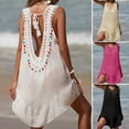 thumbnail image 1 of Sentmoon Swimsuit Coverup for Women Women Cardigan Loose Fit Plus Size Spaghetti Strap Loose Fit Cute Summer Clothes Summer Beach Vacation Essentials as a Light Layer, 1 of 6