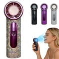 thumbnail image 1 of Sentmoon Ultra-Mini Portable Wearable Cooling Air Conditioner Personal USB Rechargeable Handheld Fan Lightweight Neck Clip Design Long-Life Battery for Outdoor Travel Commute Portable Air Cooler, 1 of 9
