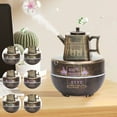 thumbnail image 1 of Sentmoon Vintage Mini Aromatherapy Antique Copper Kettle Model Aromatherapy Colorful Lights Humidifier Household Teapot Sprayer, 1 of 6
