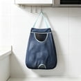 thumbnail image 1 of Sentmoon Wall-Mount Plastic Bag Storage Holder Kitchen Bag Dispenser Cabinet Door Organizer Reusable Grocery Carrier Storage Bin with Easy-Install Hook for Pantry Cupboard Counter Tidy, 1 of 6