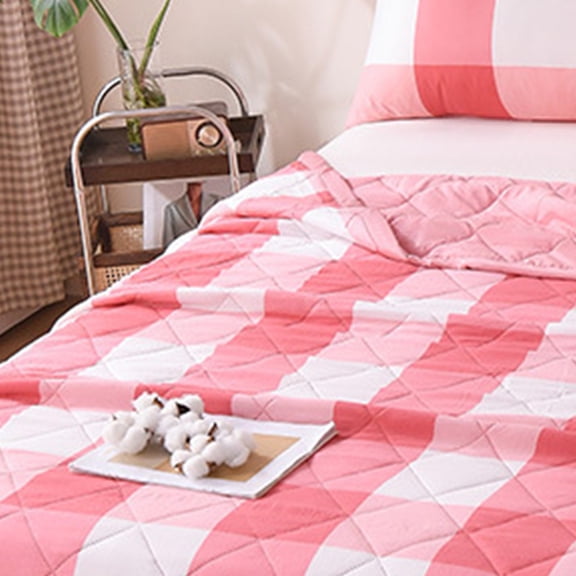 Sentmoon Washed Summer Quilt Summer Cool Quilt Air Conditioning Quilt Thin Quilt Embossed Gift Live Home Students Dormitory Quilt