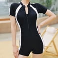 thumbnail image 1 of Sentmoon Womens One Piece Bathing Suit Plus Size Womens Swimsuits Bikini Women Long Sleeve Guard Swimsuit Zipper Surfing Bathing Suit Fashion for Vacation & Resort Wear M, 1 of 6