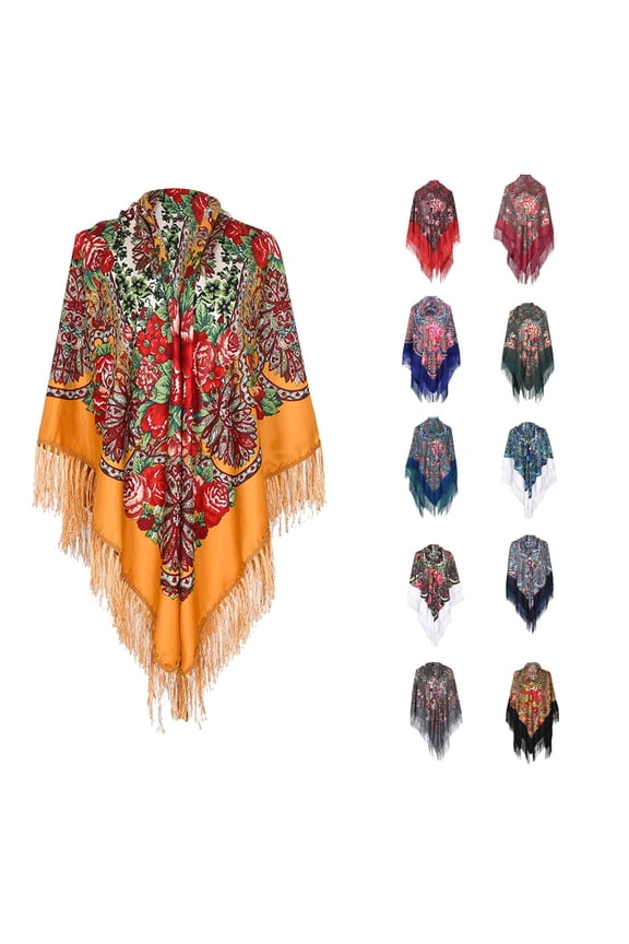 Womens Scarfs and Vintage Print Warm and Thickened Womens Shawl Wrap Gifts for Woman Accessories for Women Fall and Winter for Fall, Spring, and Lightweight Layering