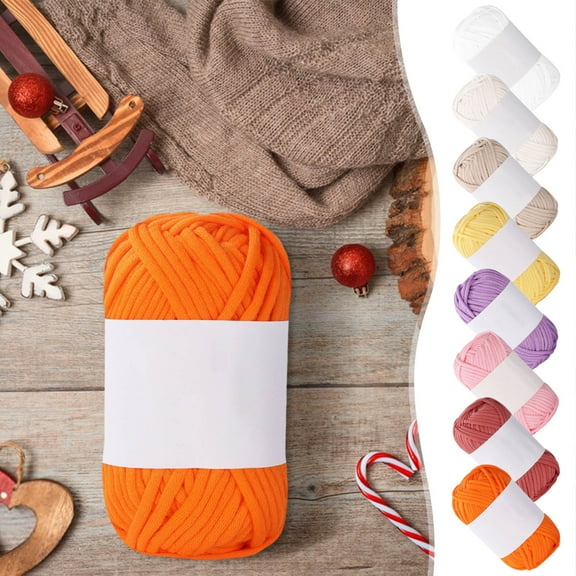 Viflosae Yarn for Crocheting Crochet Yarn Colorful Hand Knitting 50g Knitting Crochet Milk Soft Baby Wool Yarn for DIY and Crafts