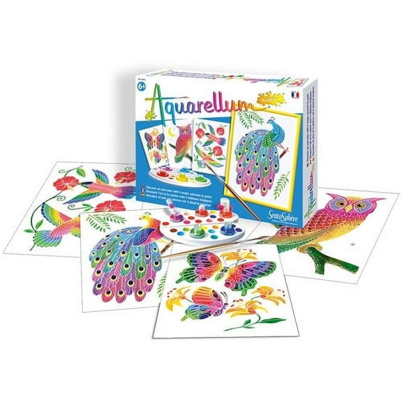 SentoSphere USA Aquarellum Junior in the Park Art Canvas