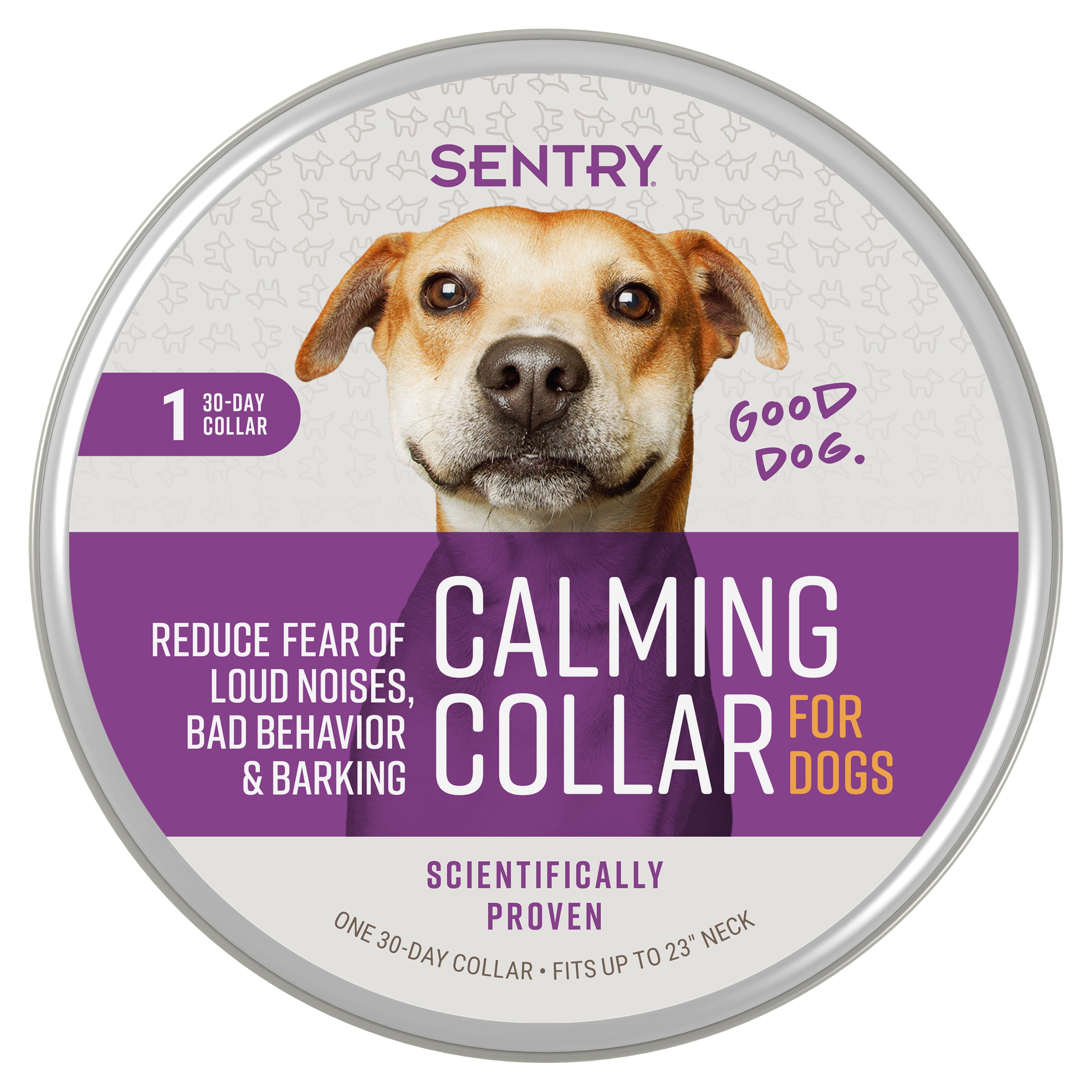Purple Calming Pheromone Dog Collar for Anxiety Relief