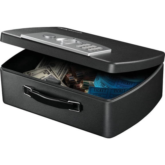 Sentry Burglary Safe Electronic Lock - Black  Residential Use, Standard Application