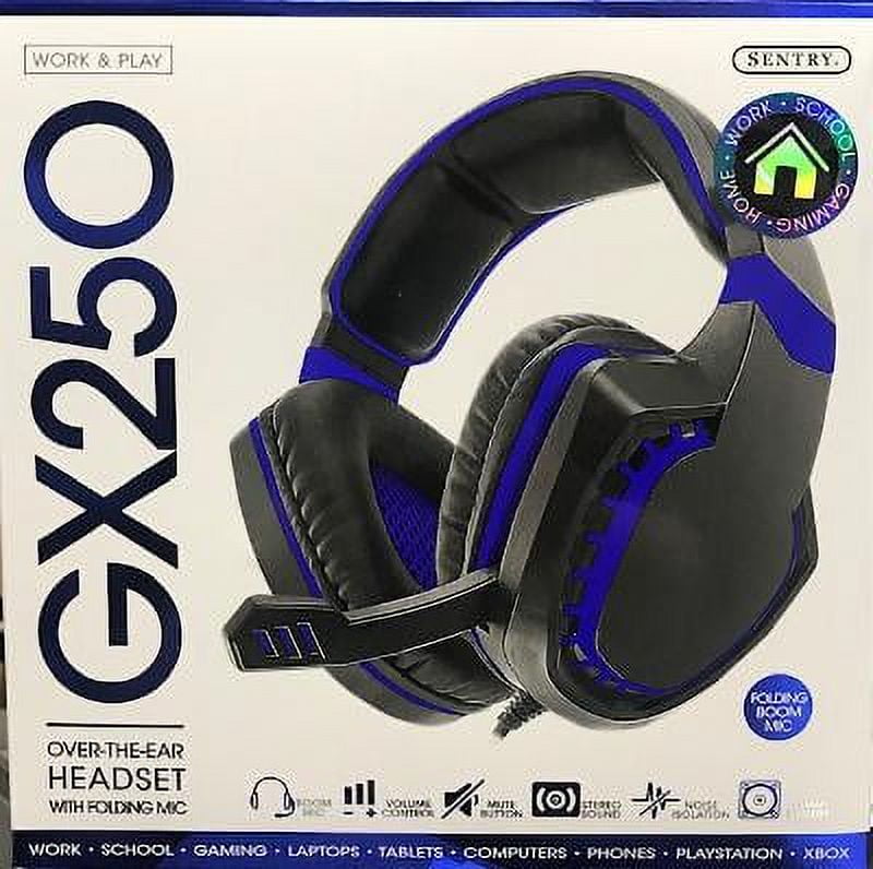 Sentry Industries Inc. GX250 Pro Series Gaming Headphone Black