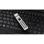 DataLocker K350 64 GB Encrypted USB Drive - 64 GB - USB 3.2 Gen 1 Type A, USB 2.0 Type A - 190 MB/s Read Speed - 190 MB/s Write Speed - 256-bit AES - TAA Compliant