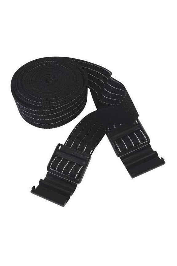 Lock Buckle Prtctr Strap,100inL,Blck,PK2 PSS-2500-BR-SL