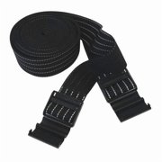 Lock Buckle Prtctr Strap,100inL,Blck,PK2 PSS-2500-BR-SL