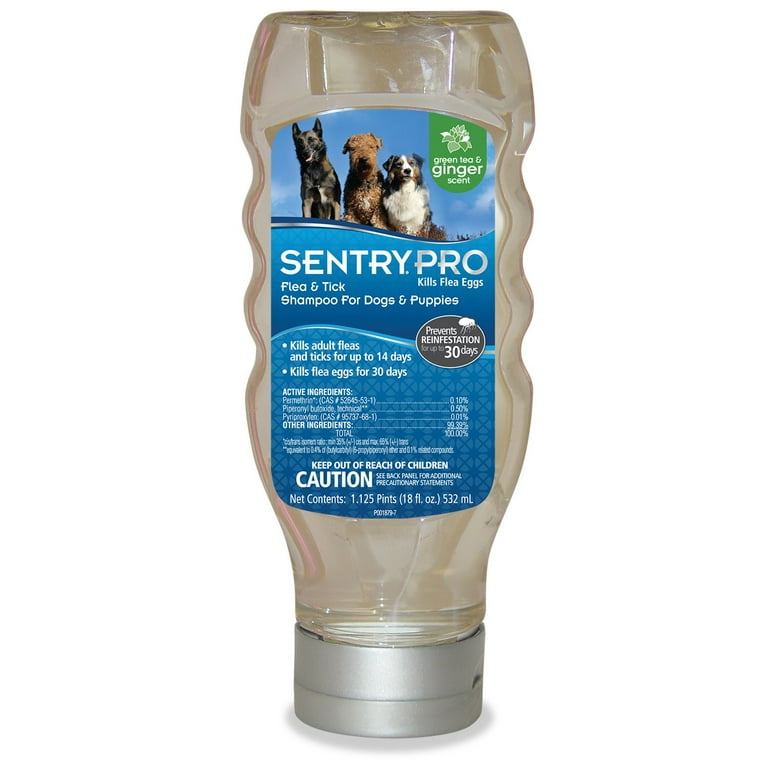 Sentry PRO Flea Tick Shampoo for Dogs 18 Ounce