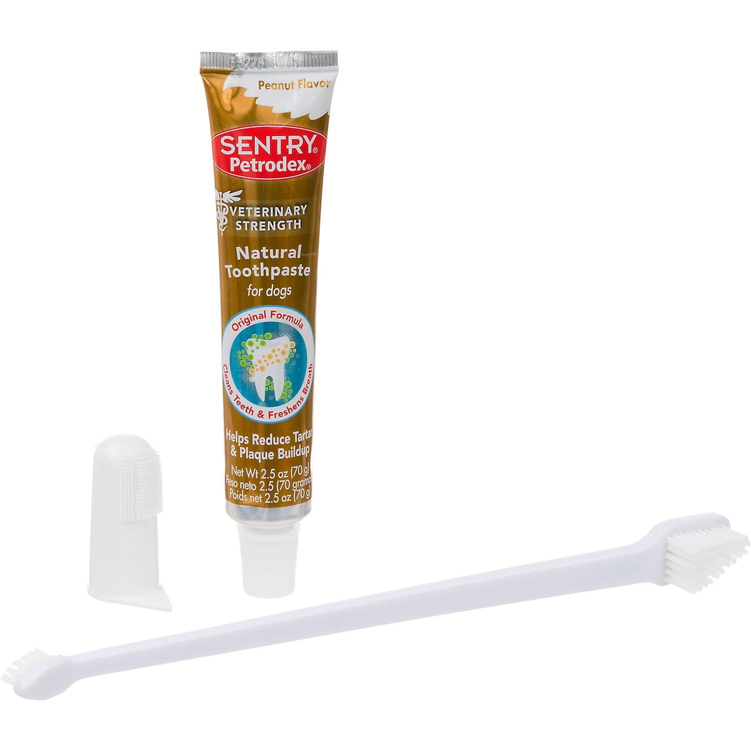 Sentry Petrodex Dental Kit for Dogs Peanut Butter