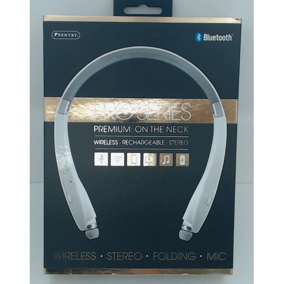 Sentry Pro Series Bluetooth, Rechargeable Wireless On The Neck Ear Buds, BT951