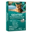 thumbnail image 1 of Sentry PurrScriptions Plus Flea & Tick Control for Cats & Kittens (Under 5 lbs - 3 Month Supply), 1 of 2