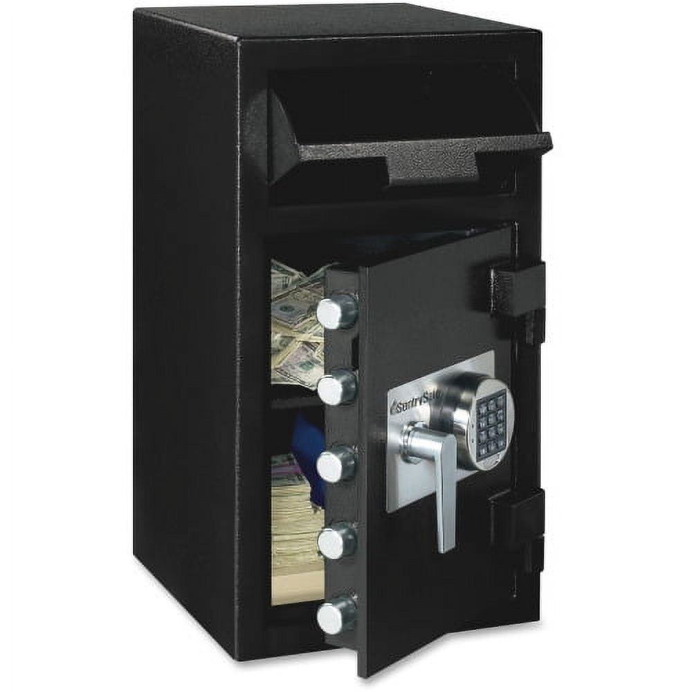 Sentry Safe Depository Electronic Lock Safe - 1.60 ft - Programmable, Electronic Lock - 5 Live-locking Bolt(s) - Fire Resistant, Water Resistant, Theft Resistant - for Home, Money, Document - Internal Size 17.50