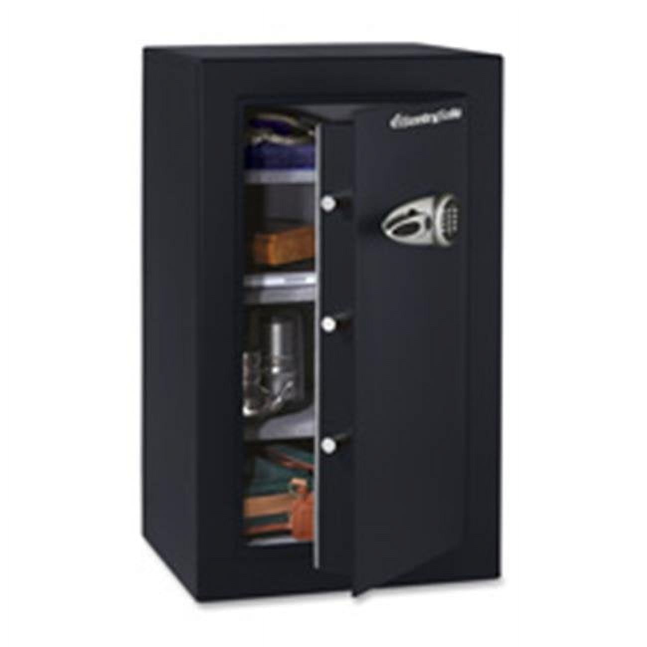 Black Solid Steel 6-cu ft Safe Box with Electronic Keypad Lock