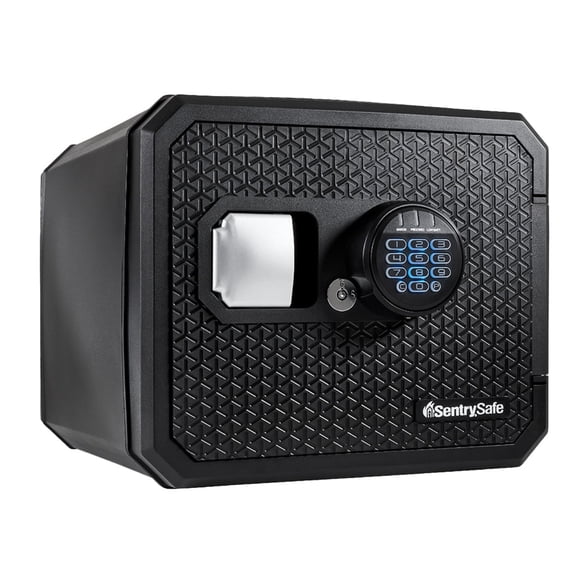 SentrySafe FPW082HTC Fireproof Waterproof Security Safe with Backlit Digital Keypad and Override Key , 0.82 Cu-Ft., Black