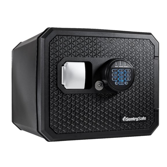 Fireproof Waterproof Safe with Backlit Digital Keypad and Override Key , 13.7 in x 16.4 in x 18.8 in