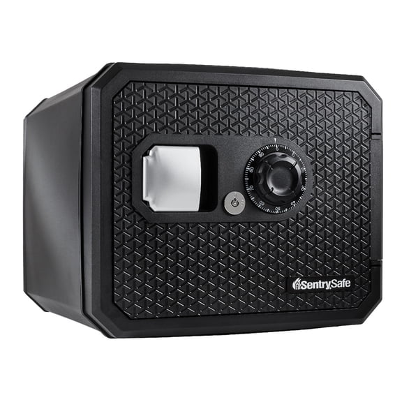 Fireproof Waterproof Safe Safe with Dial Combination and Override Key, 13.7 in x 16.4 in x 18.8 in