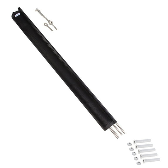 Sentry Safety Pool Fence Visiguard is The Most See-Thru Pool Fence on The Market 5’ Tall 10’ Long Removable Child Safety Fence. (Black) Black