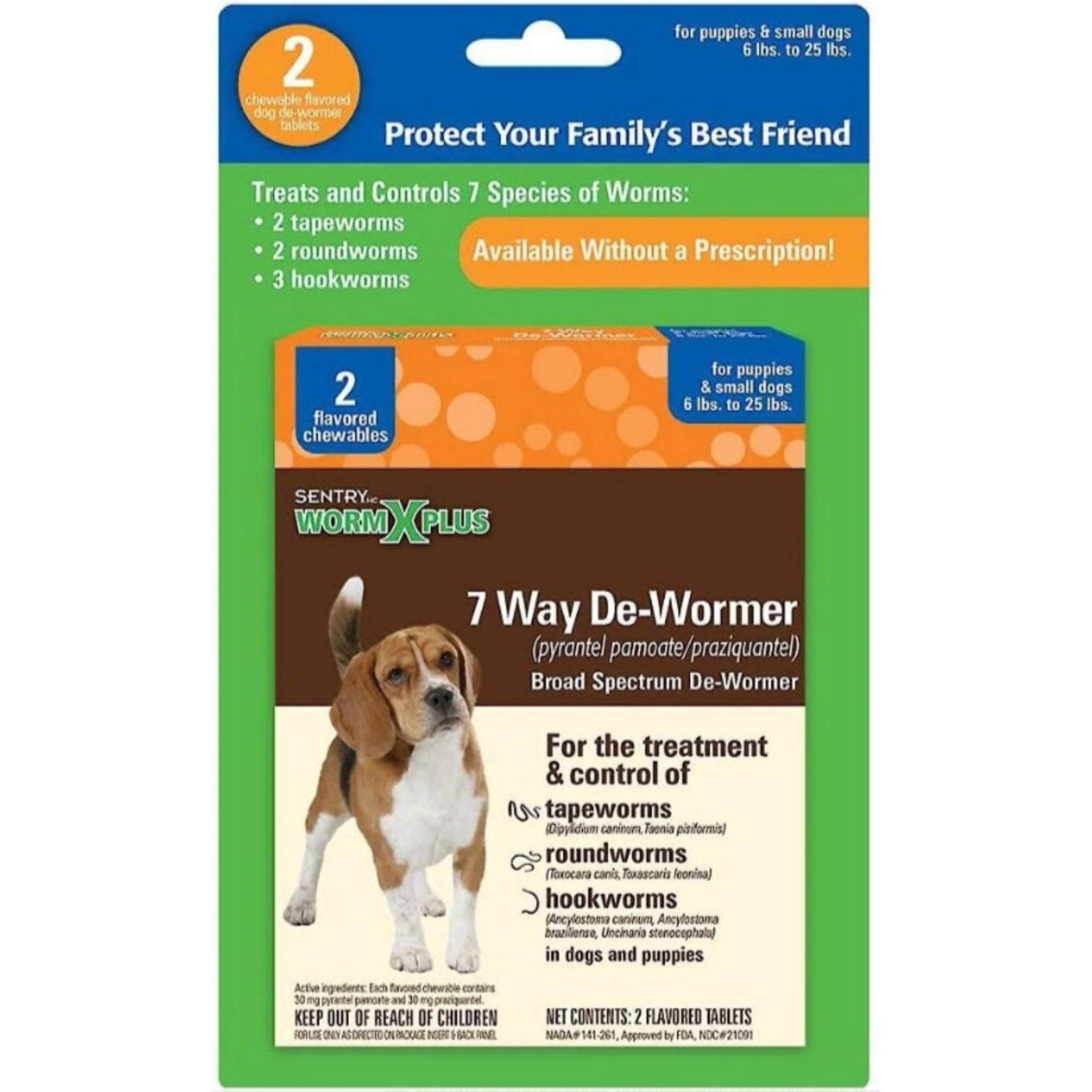 Puppy wormer best sale walmart