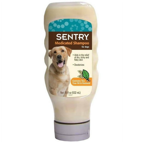 Sentry medicated shampoo for dog, 18-oz bottle