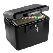 SentrySafe 1170 Fireproof Document Safe with Key Lock, 0.61 CuFt., Black