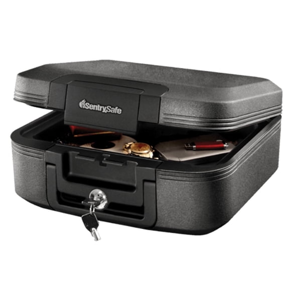 SentrySafe CFW20201 Fire/Water Resistant Chest Safe, 0.28 CuFt., Gray