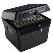 SentrySafe FHW40100 Fire/Water File Document Safe with Key Lock, 0.66 Cu-Ft., Charcoal Grey