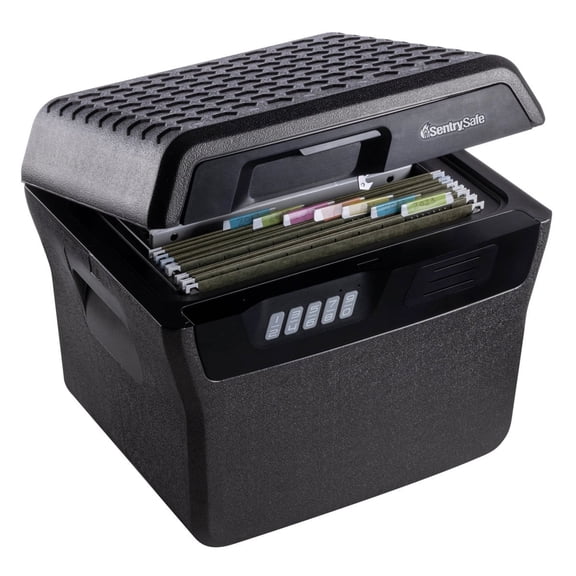 SentrySafe FHW40300 Fire/Water File Safe with Digital Lock, 0.66 Cu-Ft., Gray