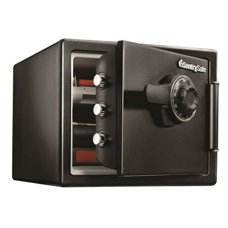 SentrySafe Fire and Water Safe, Large Combination Safe, 0.8 Cubic Feet, SFW082CTB