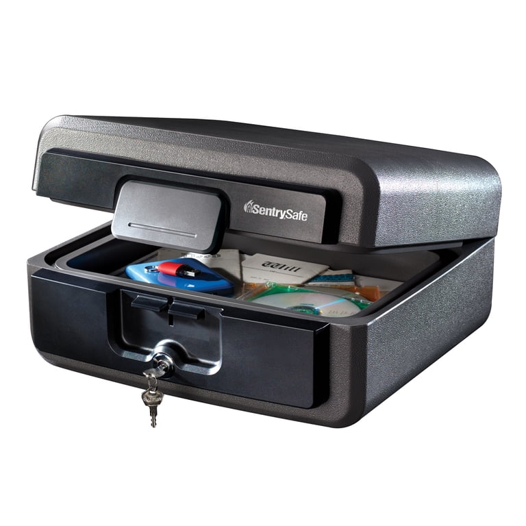 SAFESentrySafe 耐火・防水金庫 キーロック付き HD2100 SentrySafe HD2100 Fire-Resistant Box Safe, Waterproof, Key Lock