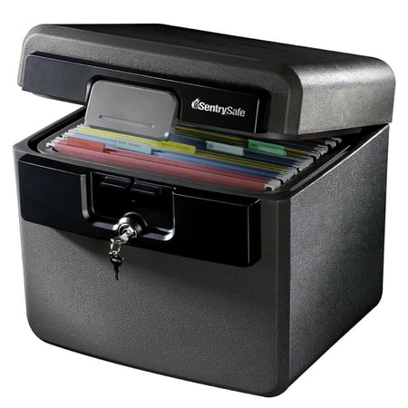 SentrySafe HD4100 Fire-Resistant and Water-Resistant Box Safe with Key Lock, 0.65 cu. ft.