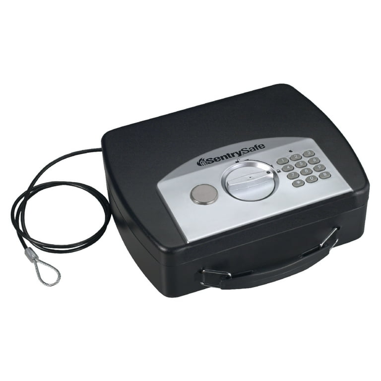 SentrySafe P008E Portable Small Safe with Digital Lock, 0.08