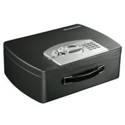 SentrySafe P021E Portable Security Safe with Digital Lock, 4.4 in x 13 in x 10 in, Black