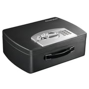 SentrySafe P021E Portable Security Safe with Digital Lock, 4.4 in x 13 in x 10 in, Black