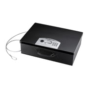 Black Portable Safe for Laptop with Electric Keypad, 5.8 in x 17.5 in x 13.6 in