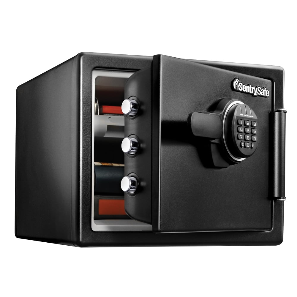 SentrySafe SFW082ET Fire-Resistant Safe and Waterproof Safe with Digital Keypad 0.82 Cu. ft. - Walmart.com