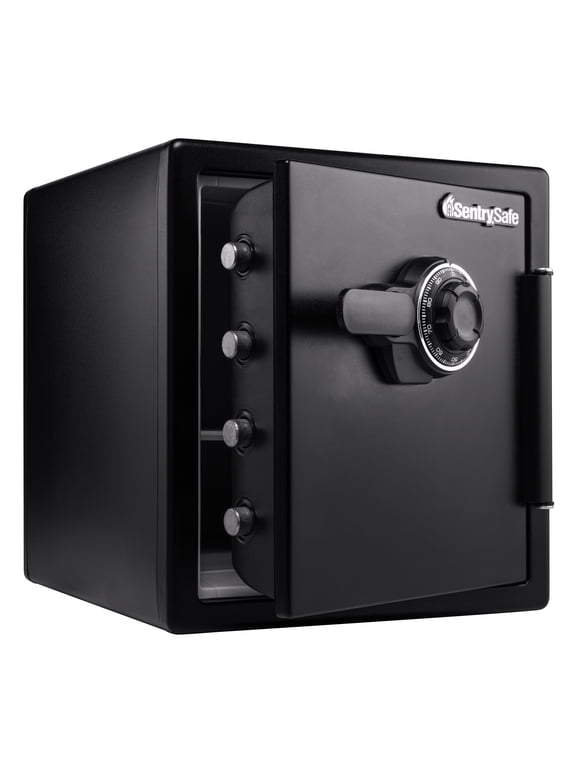 SFW123CS Fire-Resistant and Waterproof Safe with Dial Combination Lock, 1.23 Cu-Ft.