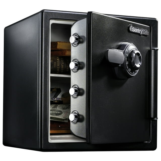 SentrySafe SFW123CS Fire-Resistant Safe and Waterproof Safe with Dial Combination Lock, 1.23 cu. ft.