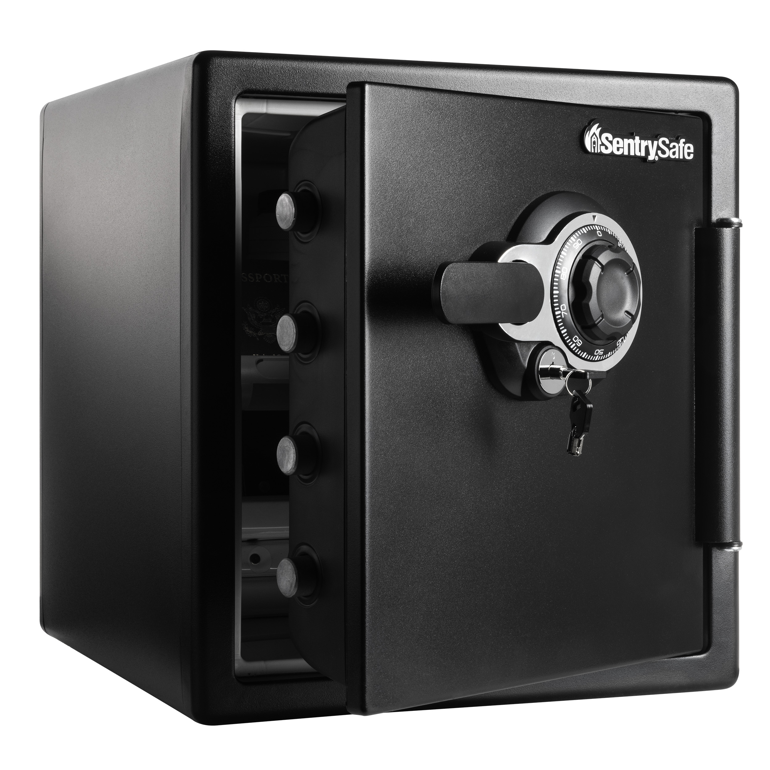 SentrySafe SFW123DTB Fire-Resistant and Water-Resistant Safe with Combination Lock, 1.23 cu. ft. - image 1 of 8
