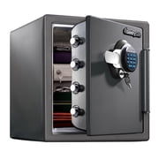 SentrySafe SFW123GDC Fire/Water Security Safe with Digital Keypad and Dual Key Lock, 1.2 Cu-Ft., Steel Grey